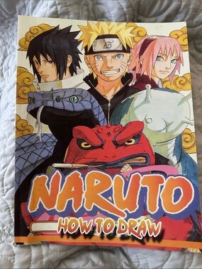 Naruto How to Draw Book - Multicolor Cover by